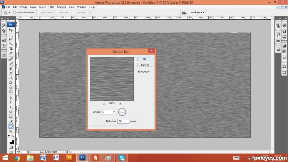 Creation of Peacefull Dawn: Step 4