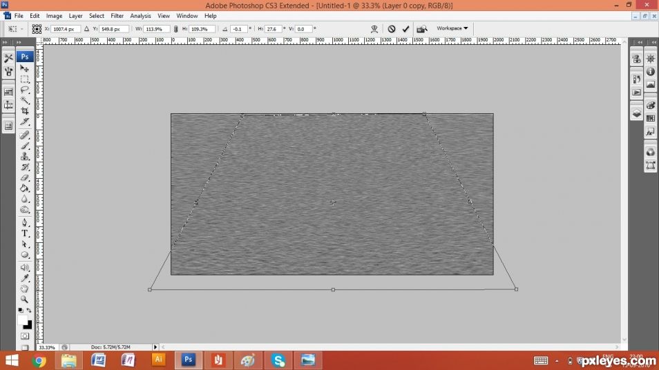 Creation of Peacefull Dawn: Step 6