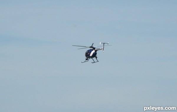 Police helicopter