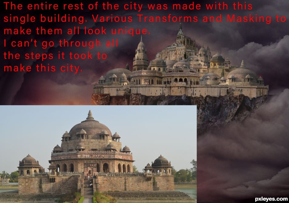 Creation of City in the Sky: Step 20
