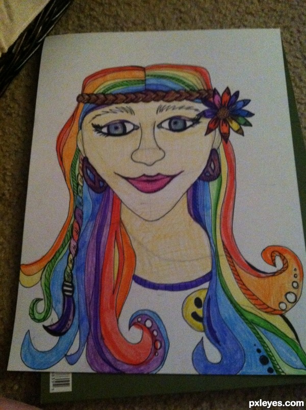 Creation of Groovy Gal: Step 5