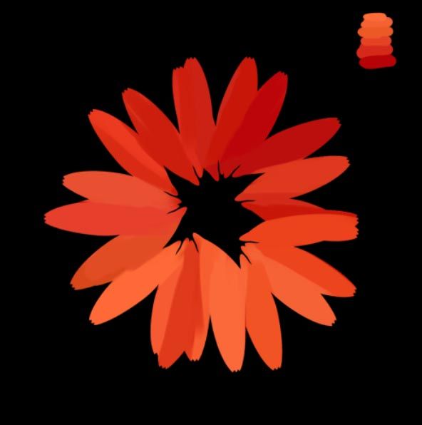 Creation of Flower&Lips: Step 1