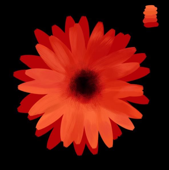 Creation of Flower&Lips: Step 2