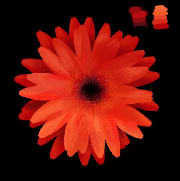 Creation of Flower&Lips: Step 4