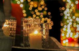 CandlesampChristmasLights