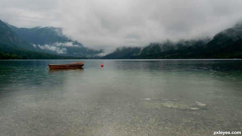 Mist on the Julian Alps