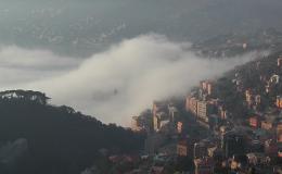 Fog from the sea