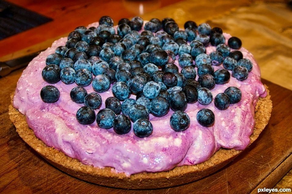 Blueberry Icecream Pie