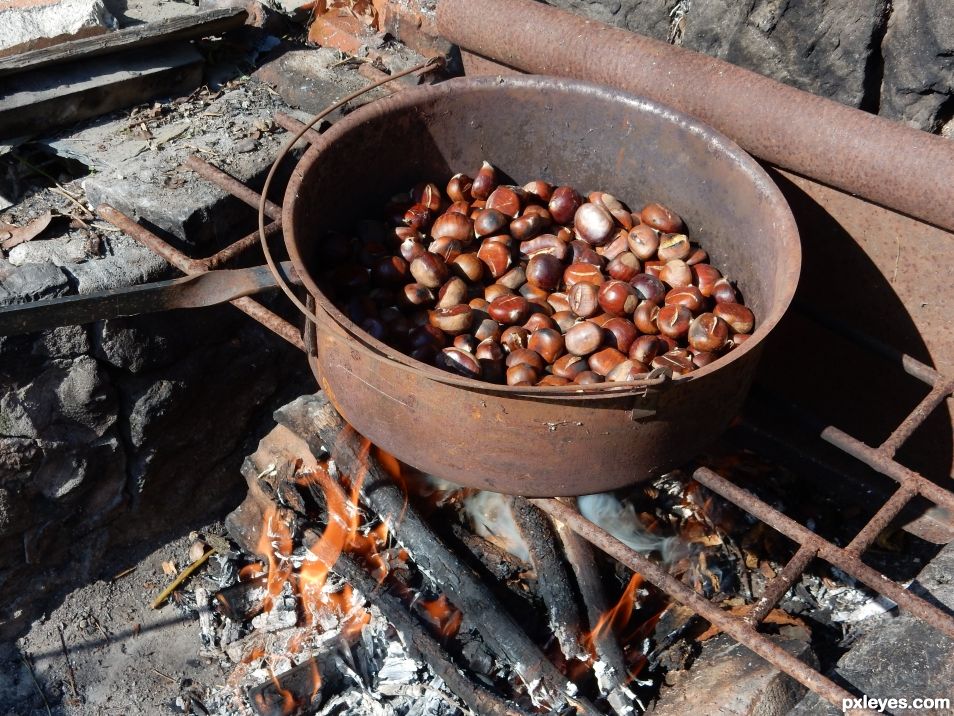 Roasted chestnuts