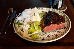 Steak and Salad