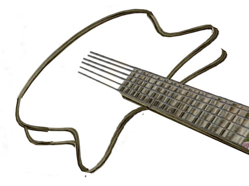 Creation of giant guitar: Step 11