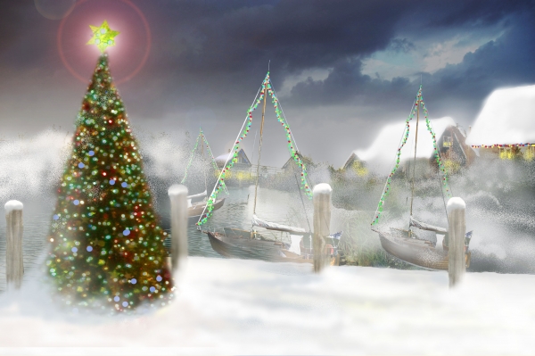 Creation of Seaside Carolers: Step 9