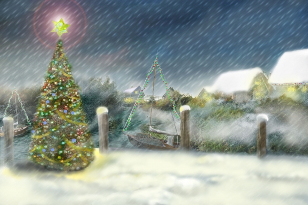 Creation of Seaside Carolers: Step 10