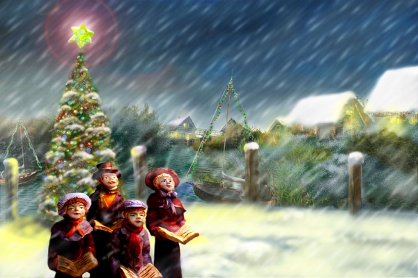 Creation of Seaside Carolers: Step 11