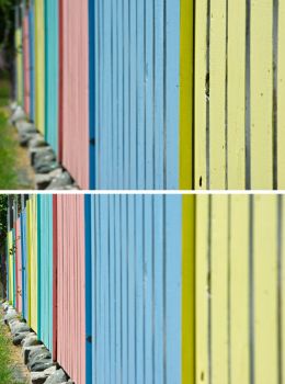 Pastel Fence