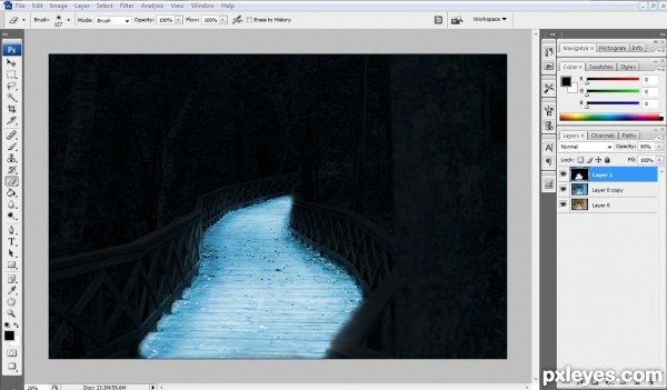Creation of Blue: Step 5