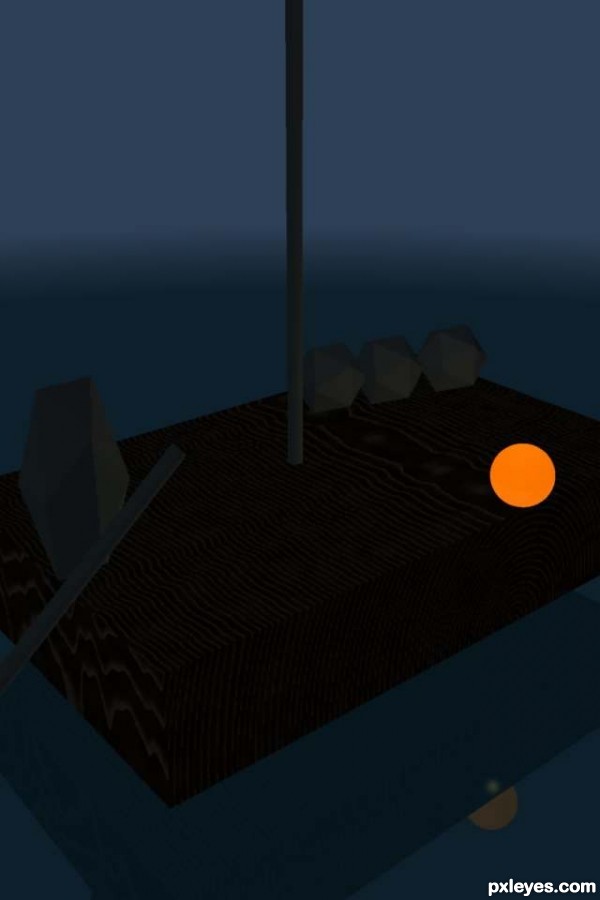 Creation of Charon on his way to Hades: Step 5