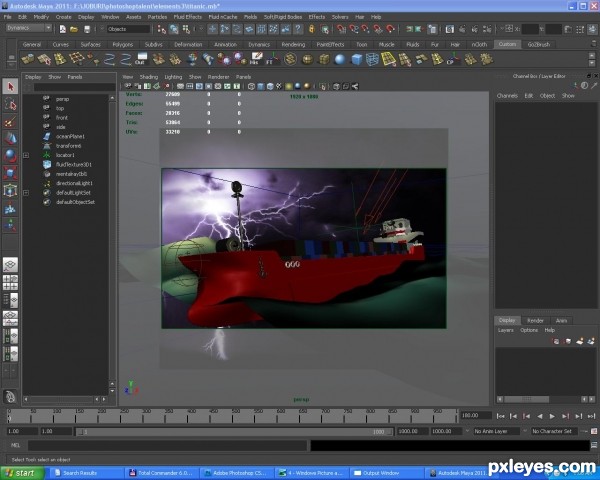 Creation of Fighting the elements: Step 4