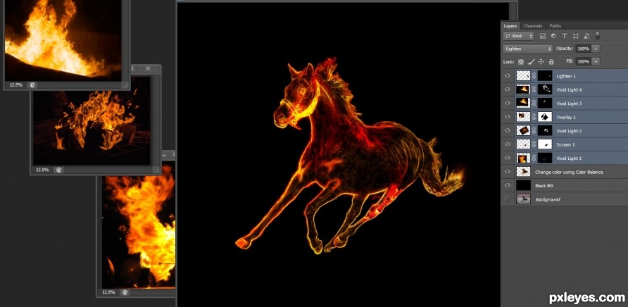 Creation of Burning Desire: Step 7