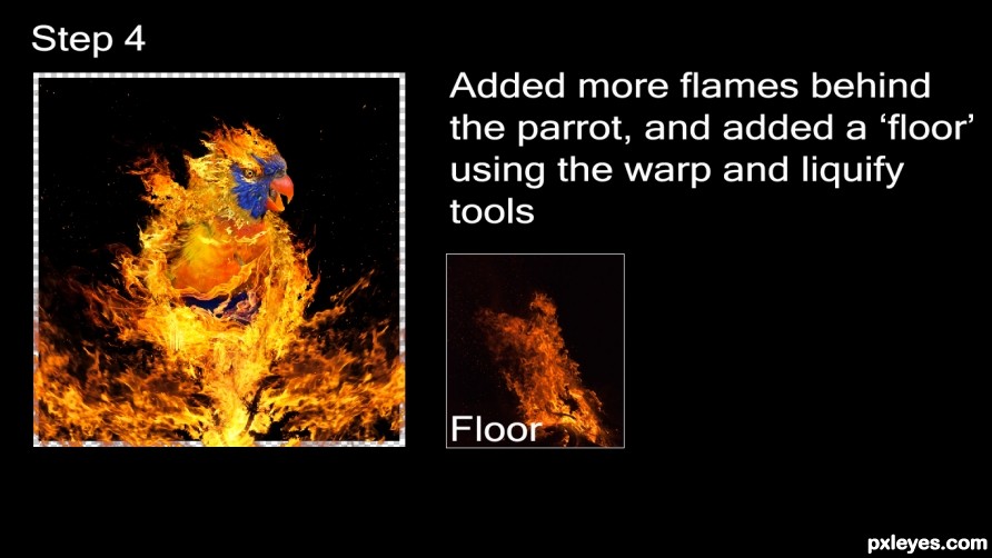 Creation of Flame On!: Step 4