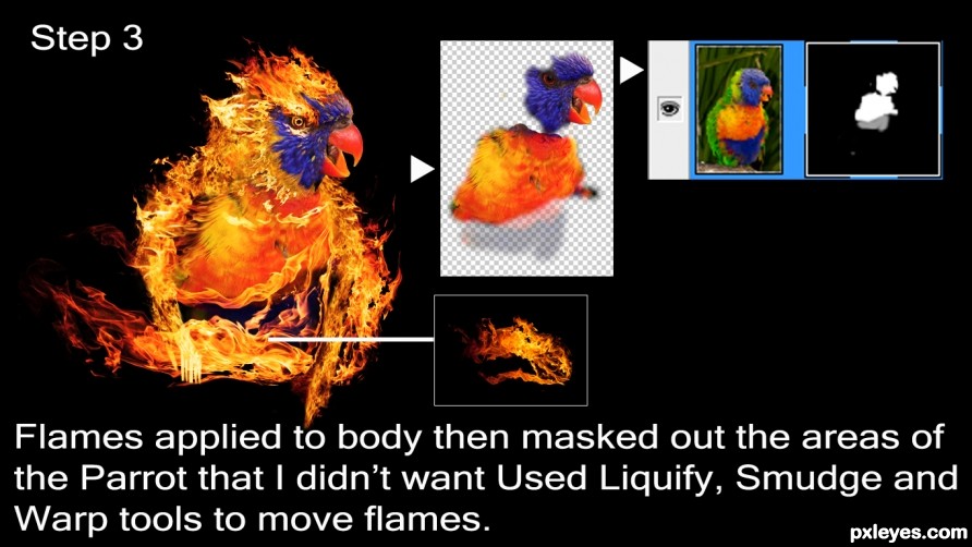 Creation of Flame On!: Step 3