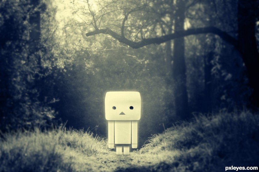 sad Danbo photoshop picture)