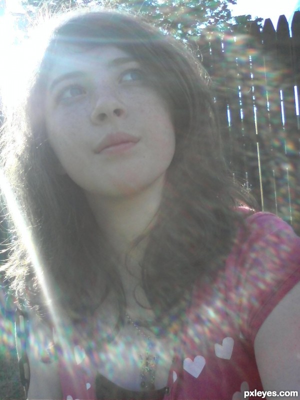 Creation of child of sun rays: Step 1