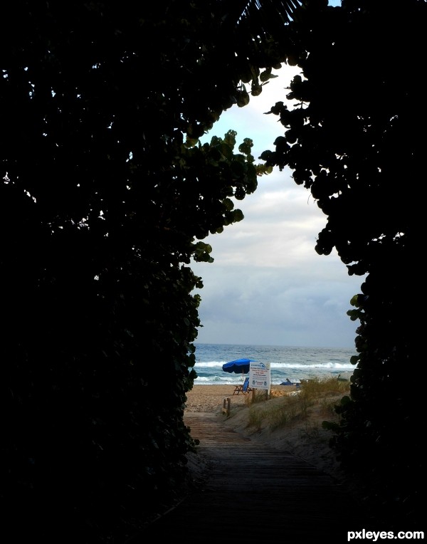 Beach entry