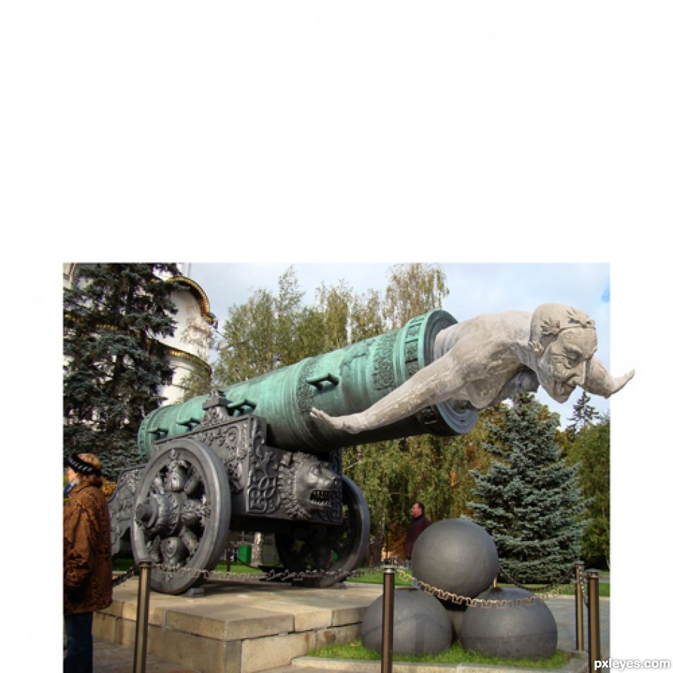 Creation of Human Cannonball: Step 1