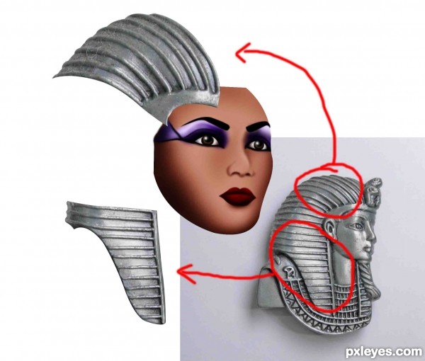 Creation of Cleopatra: Step 6