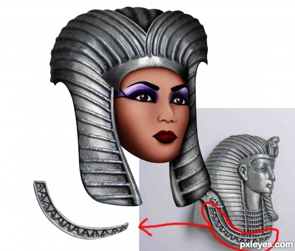 Creation of Cleopatra: Step 10
