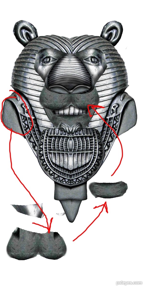 Creation of The Mighty Fighting Lions: Step 6