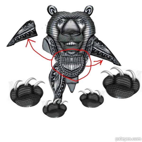 Creation of The Mighty Fighting Lions: Step 10