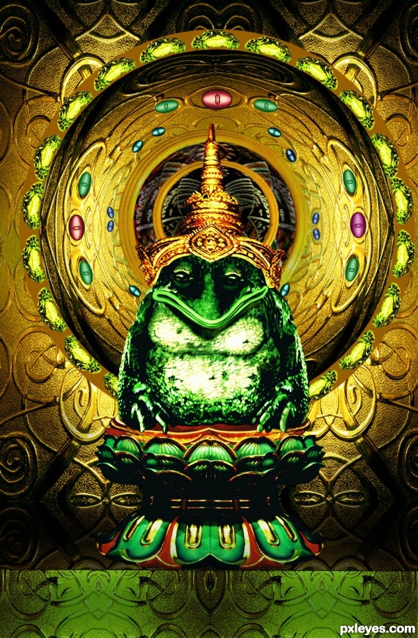 Creation of Buddha Frog: Final Result