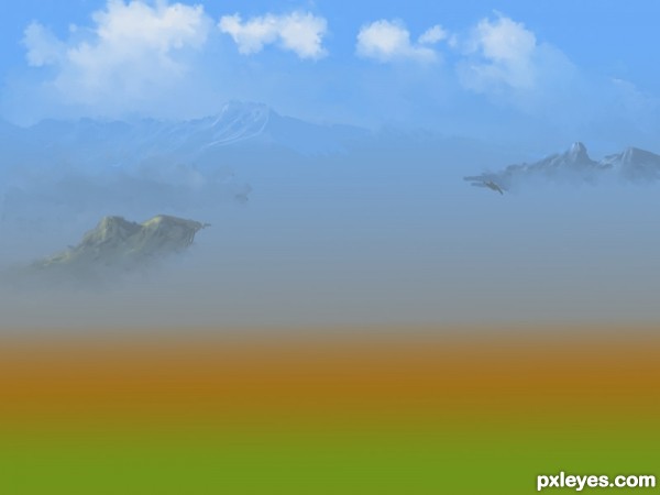 Creation of frog hill: Step 2