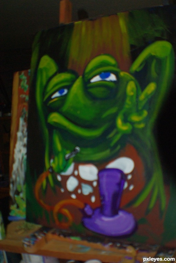 Creation of RastaFrogians for Toadal Peace: Step 2