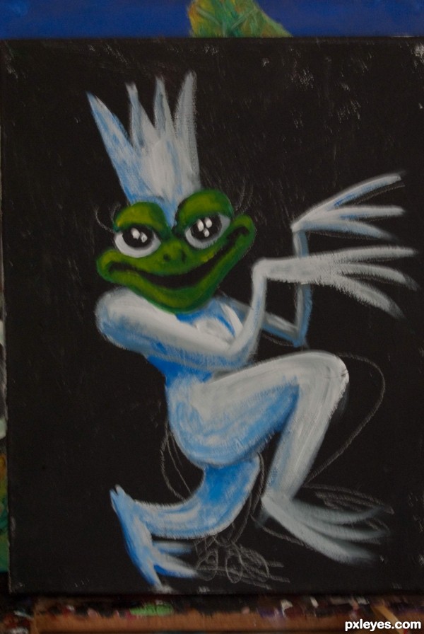 Creation of Lady Frog Ga: Step 3