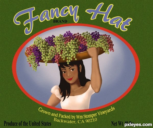 Creation of Fancy Hat Grapes: Final Result