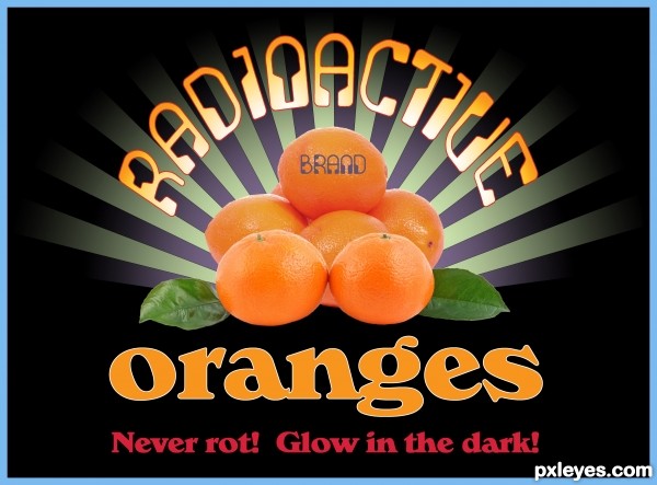 Creation of Radioactive Brand Oranges: Final Result