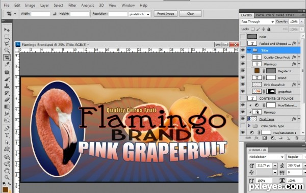 Creation of Flamingo Brand: Step 7