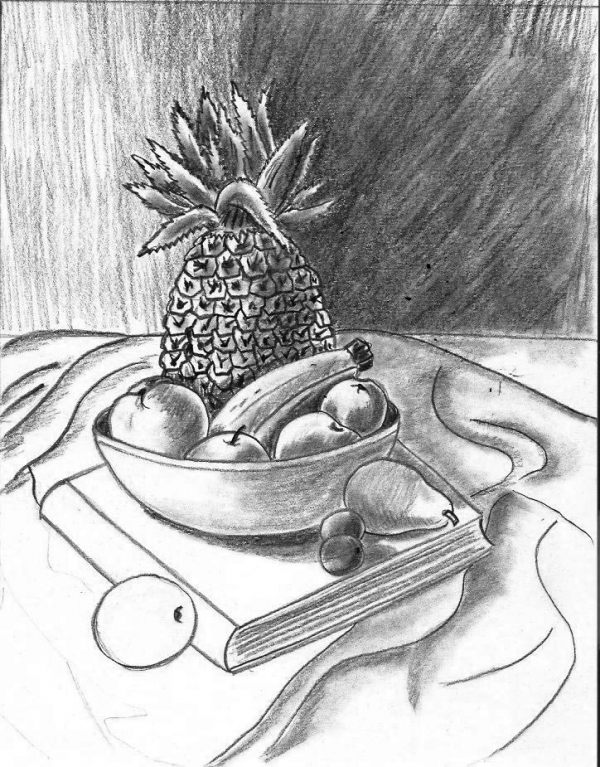 Creation of Fruity Inspiration: Step 2