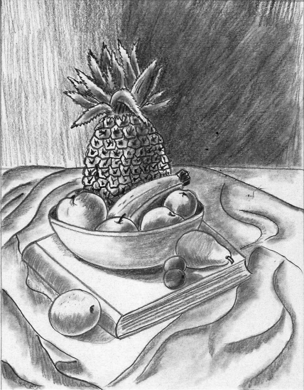 Creation of Fruity Inspiration: Step 3