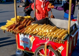 Selling an ear of corn