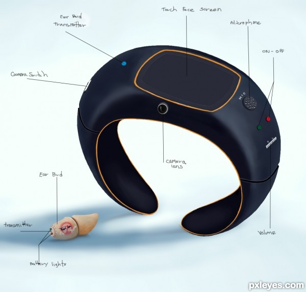 Creation of Ear Bud Cell Phone: Final Result