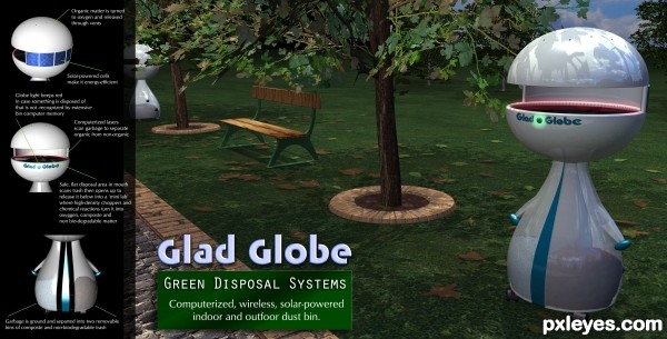 Creation of The Glad Globe: Final Result