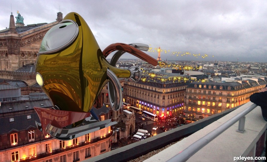 Creation of Roof of Paris: Final Result