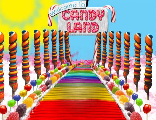 Creation of Welcome to Candy Land: Step 8