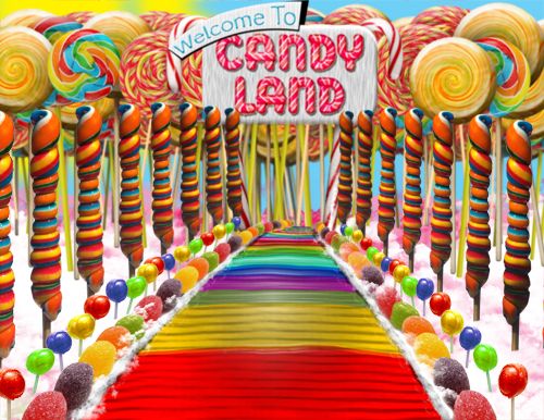 Creation of Welcome to Candy Land: Step 9