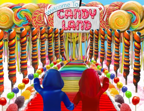 Creation of Welcome to Candy Land: Step 10