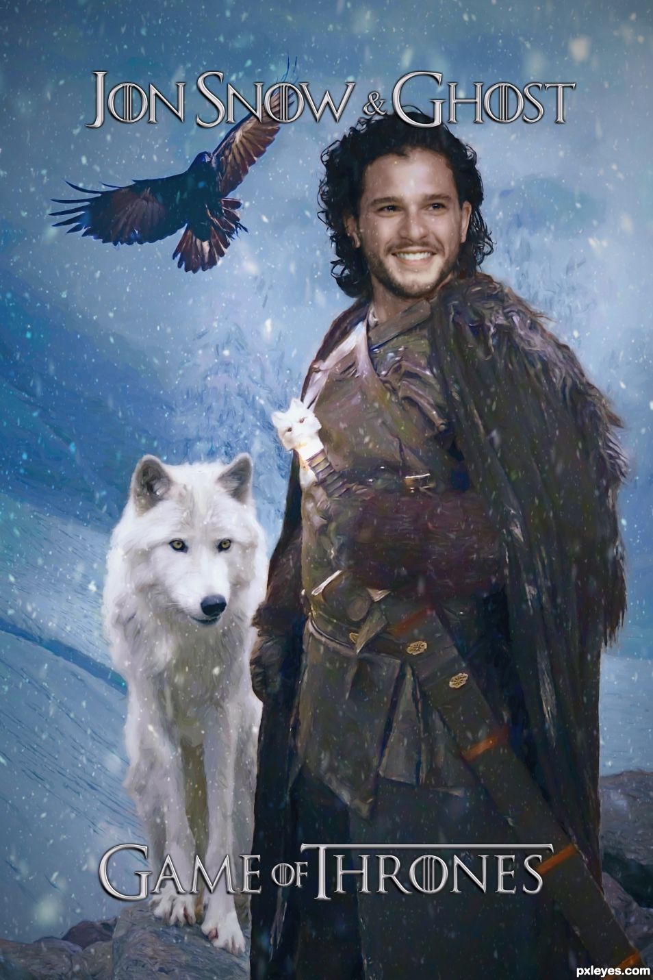 Jon with Ghost